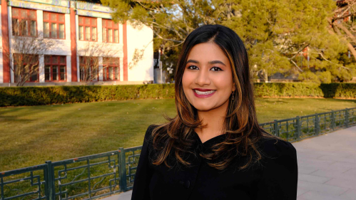 Rutgers graduate Nina Gohel attends Peking University in Beijing.