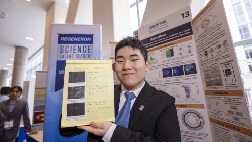 Edward Kang, 2026 Regeneron Science Talent Search Award Winner