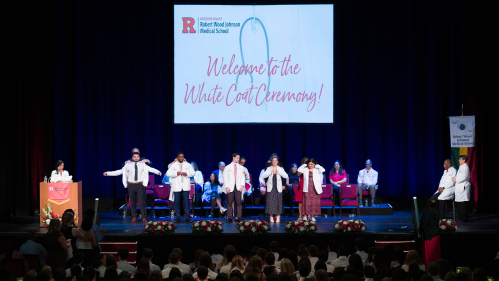 Medical students don their white coats for the first time