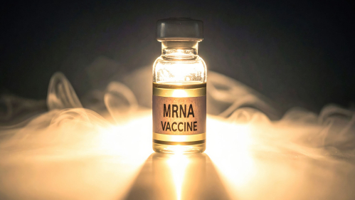 mRNA vaccine bottle