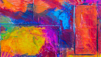 A colorful background from the Diversity & Inclusion Symposium
