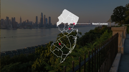 NJ Map Highlighting North Jersey