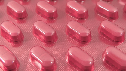 pills in plastic