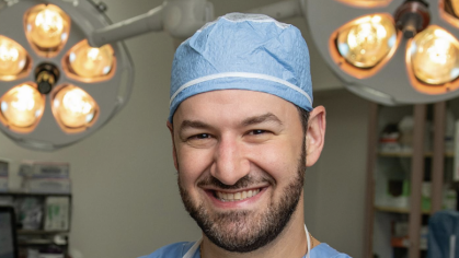 Evan Kovac, director of urologic oncology and robotic surgery at Rutgers New Jersey Medical School (NJMS) and University Hospital