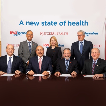 RWJBarnabas Health and Rutgers leaders announce the clinical affiliation agreement