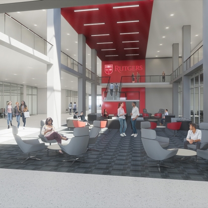 An artist rendering of the Medical Science Building Renovation Project
