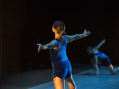 Members of the Mason Gross School of the Arts Dance Company perform at the New Brunswick Performing Arts Center