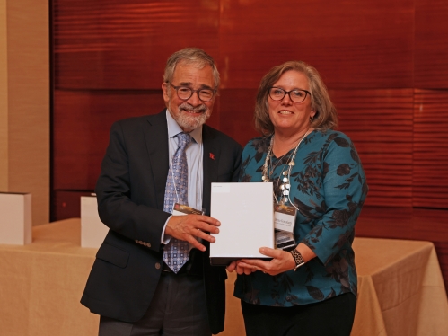 Chancellor Brian Strom and Deena Centofanti