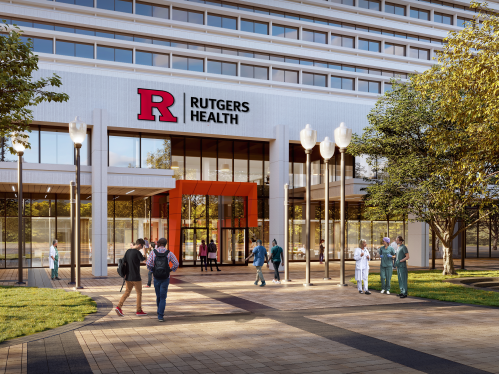 Rendering of renovated north entrance