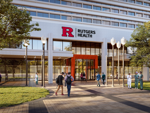 Rendering of renovated north entrance