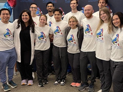 Students from the Newark High School Dental Program