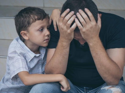 Depressed Father