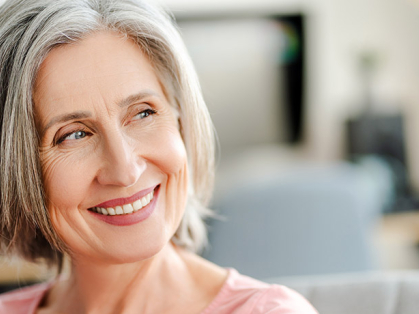 Smiling women 