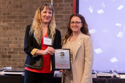 Angela Starkweather and Daria Waszak
