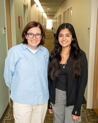 Ashley Aguirre and Veronika Miskolci