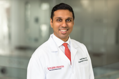 Pratik A. Shukla is an associate professor in the Department of Radiology at Rutgers New Jersey Medical School