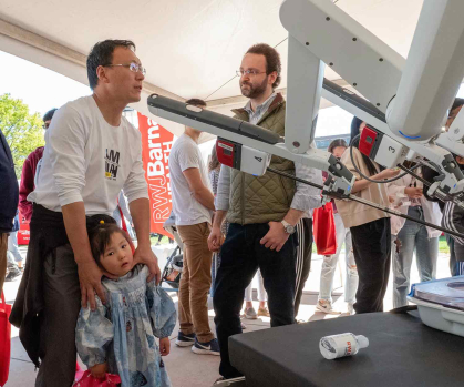 Rutgers Day attendees may check out a surgical robot and other activities at the Health Village on Busch Campus.