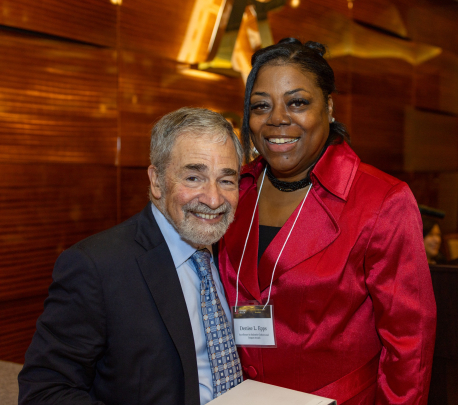 Chancellor Strom and Denise L. Epps, recipient of the Excellence in Inclusive Culture and Impact Award.
