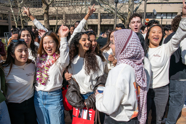 Students celebrate match day at NJMS