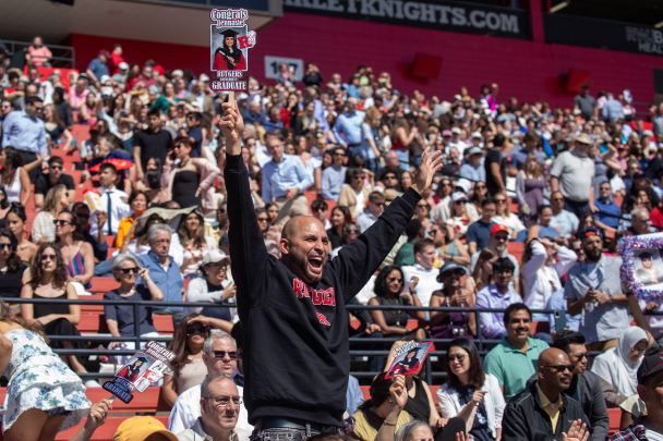 Family supporting grads
