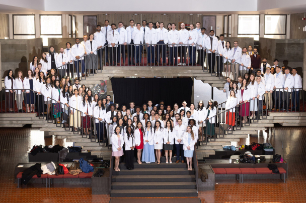 Students celebrate match day at RWJMS