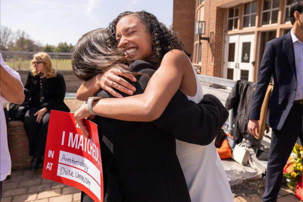 Students celebrate match day at RWJMS