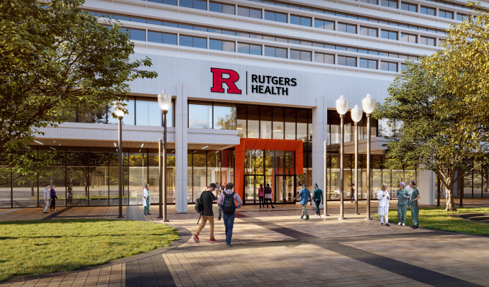 Rendering of renovated north entrance