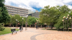 Rutgers Health Courtyard Newark